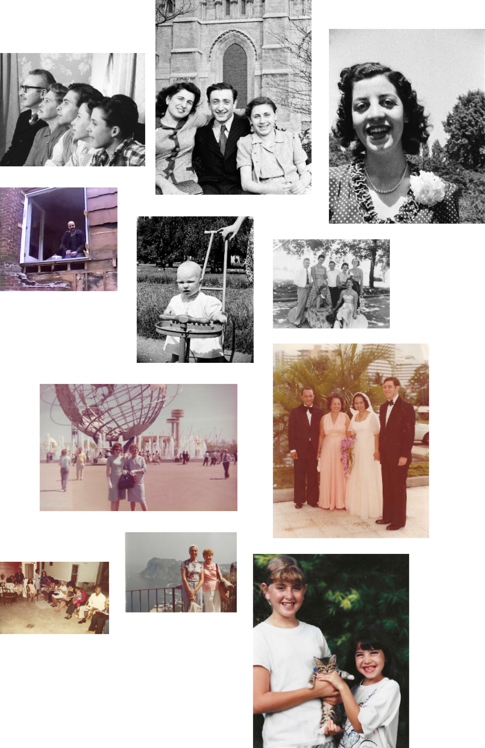 collage of old photographs